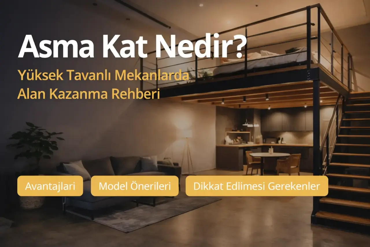Asma Kat Nedir? Yüksek Tavanlı Mekanlarda Alan Kazanma Rehberi