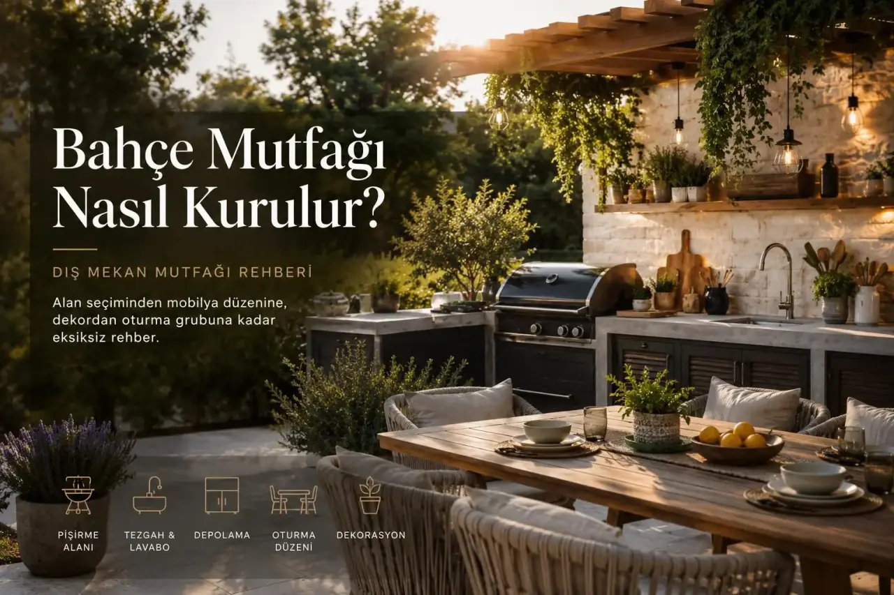 Bahçe Mutfağı Nasıl Kurulur? Dış Mekan Mutfağı Rehberi | İstikbal