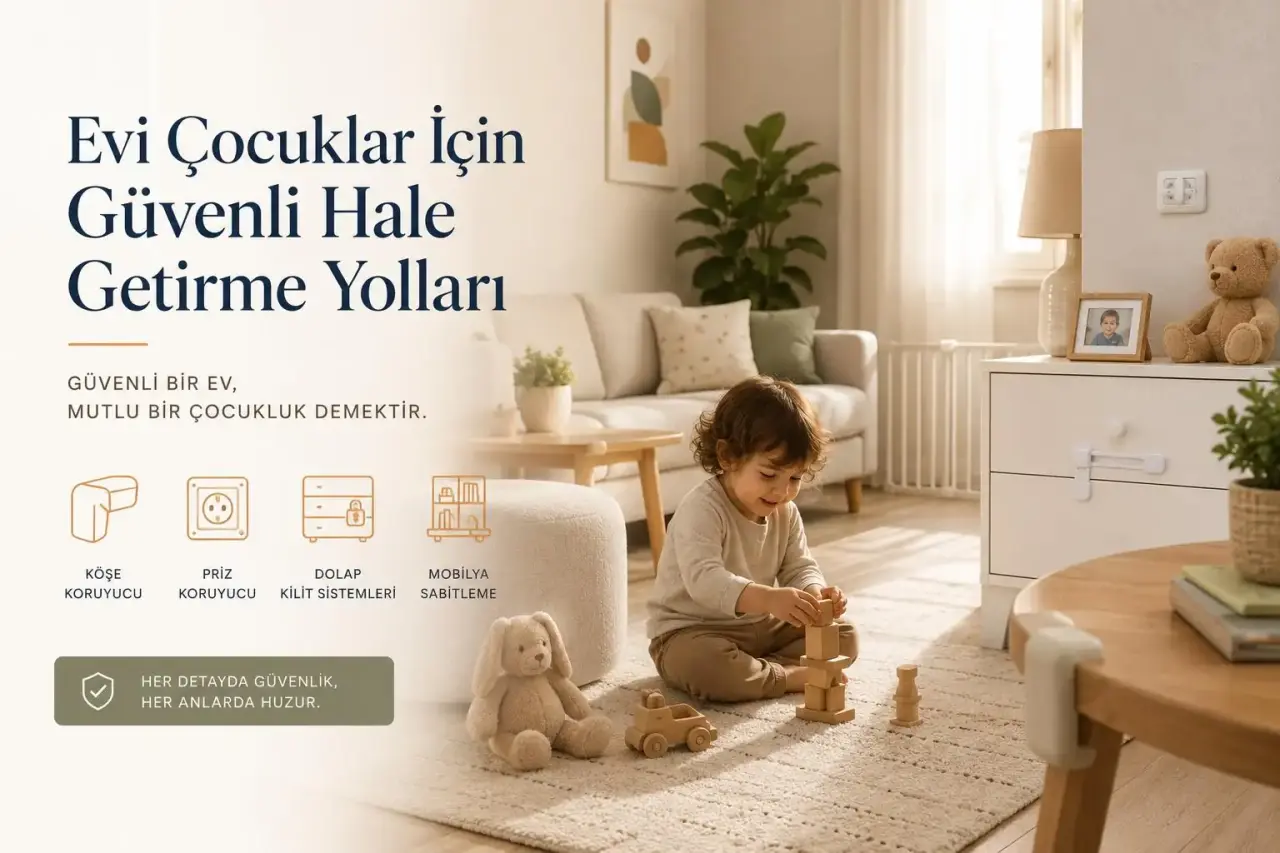 Evi Çocuklar İçin Güvenli Hale Getirme Yolları