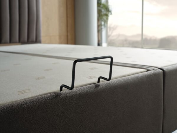 Alfa Düz Baza 90X190 - Divin Antrasit - Large (29 Cm)
