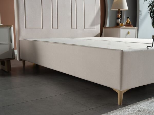 Alfa Düz Baza 160X200 - Lorea Bej - Large (29 Cm)