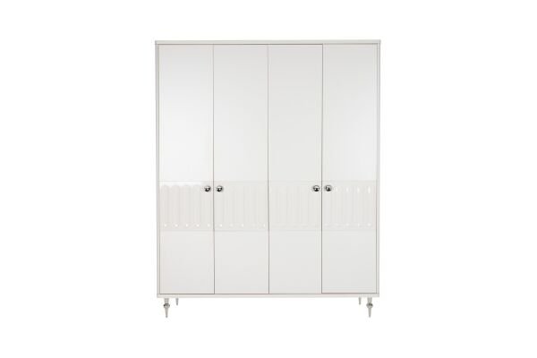 Blanca 4 Kapaklı Dolap Krom