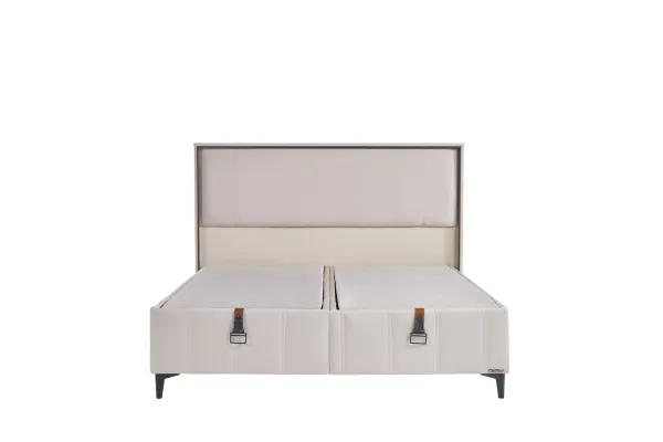 Alfa Kapitone Baza 150X200 - Krem - Large (29 Cm)