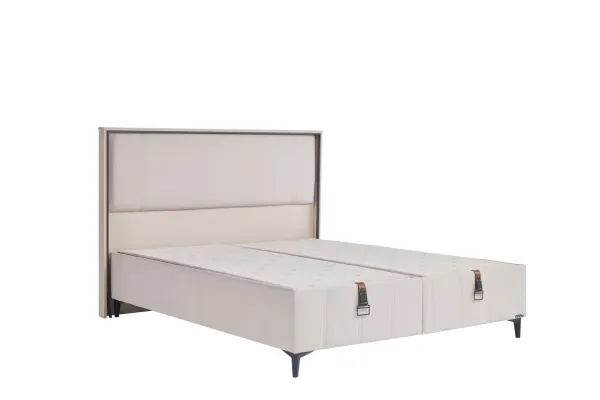Alfa Kapitone Baza 150X200 - Krem - Large (29 Cm)