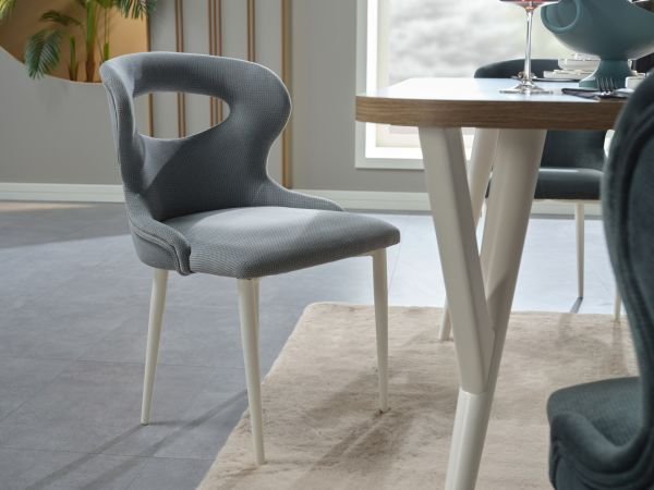 Lavita 8220 2'li Sandalye Gri