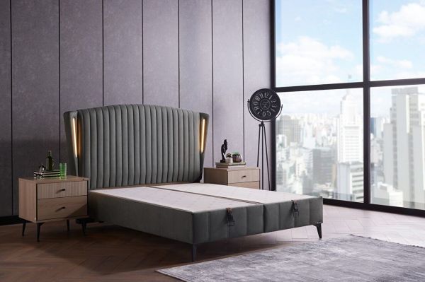 Alfa Kapitone Baza Medium (26 Cm) - 140X190 - Yeşil