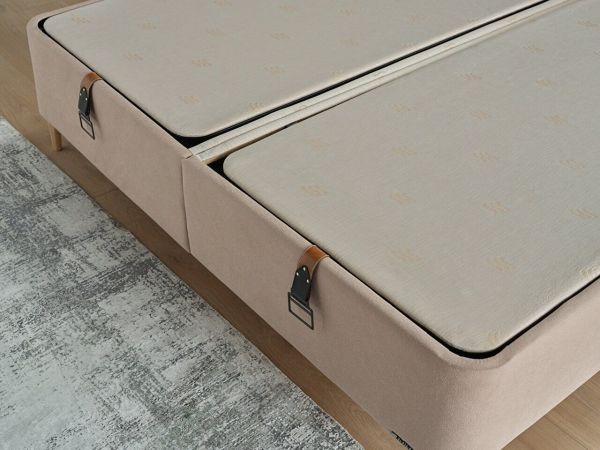 Oreo Düz Baza Medium (26 Cm) - 120X200 - Vizon