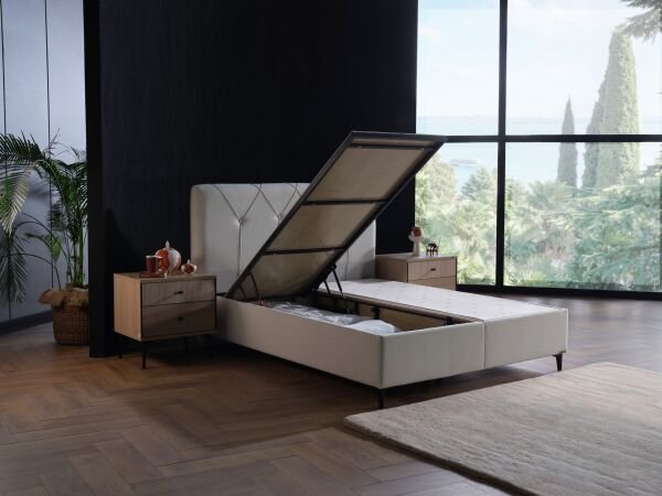 Alfa Düz Baza Large (29 Cm) - 140X190 - Krem