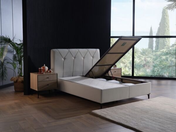 Alfa Düz Baza Large (29 Cm) - 140X190 - Krem
