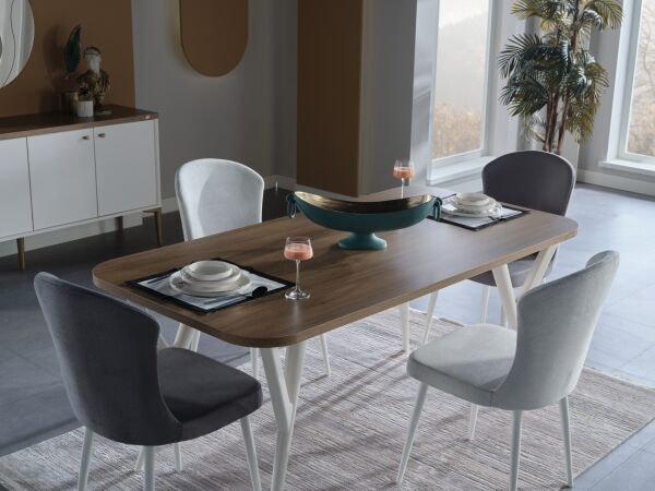 Lavita 8222 2'li Alternatif Sandalye Gri