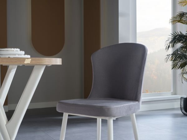 Lavita 8222 2'li Alternatif Sandalye Gri