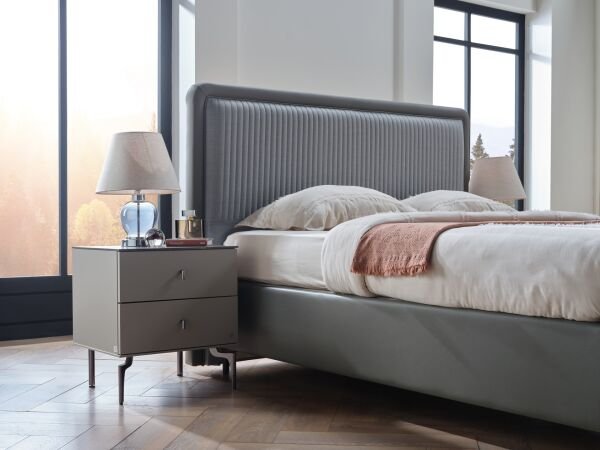 Alfa Düz Baza 160X200 - Astra Gri - Large (29 Cm)