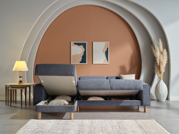 Legato Uzanmalı Sağ Köşe Mavi
