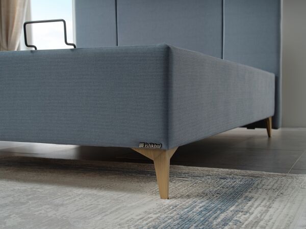 Alfa Düz Baza 120X200 - Mavi - Large (29 Cm)