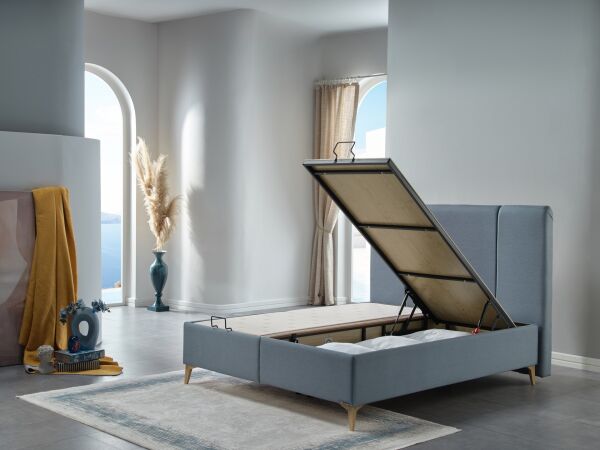 Alfa Düz Baza 100X200 - Mavi - Large (29 Cm)