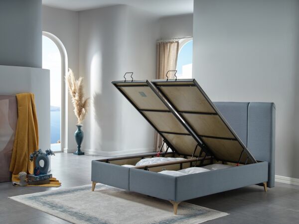 Alfa Düz Baza 100X200 - Mavi - Large (29 Cm)