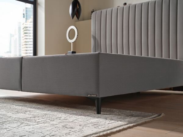 Alfa Düz Baza 180X200 - Antrasit - Large (29 Cm)