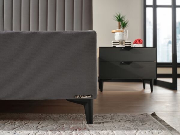 Alfa Düz Baza 150X200 - Antrasit - Large (29 Cm)